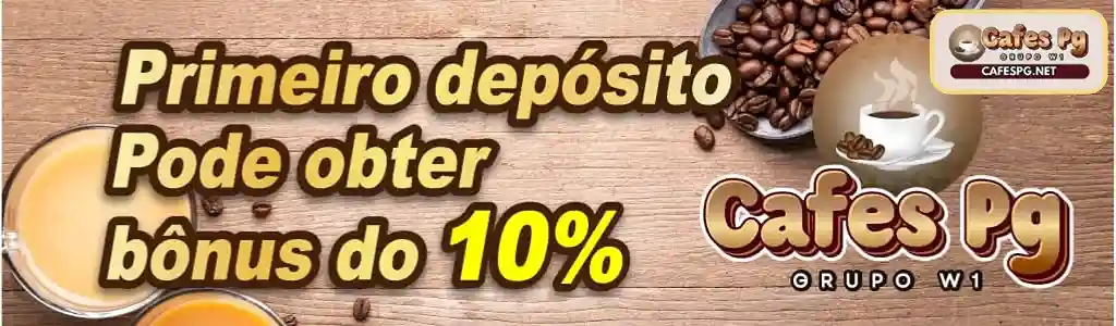 Bônus de 10% no primeiro depósito para novos jogadores no CAFESPG cassino.